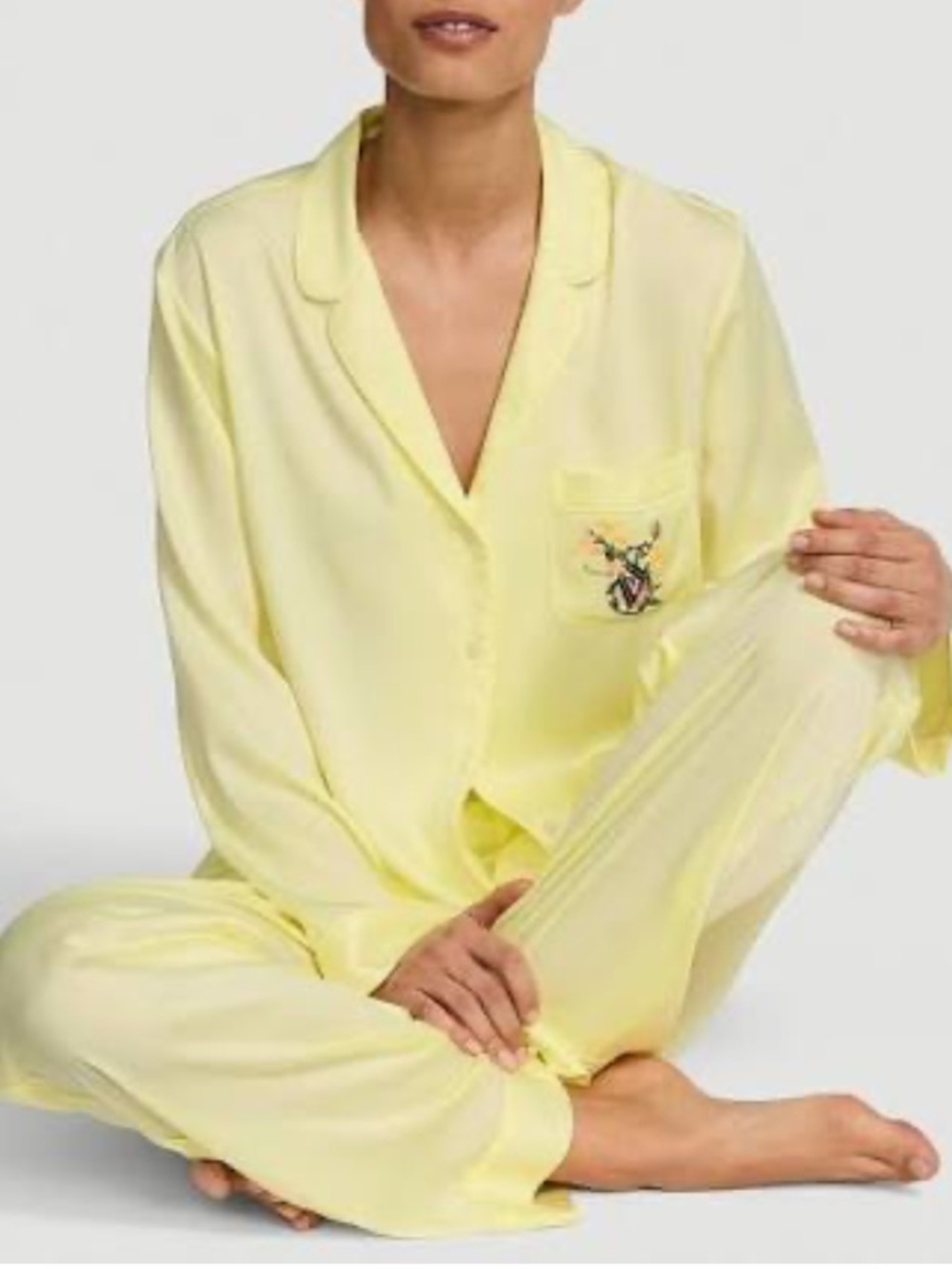 Victoria’s Secret Satin Pajama Set Size XL NEW